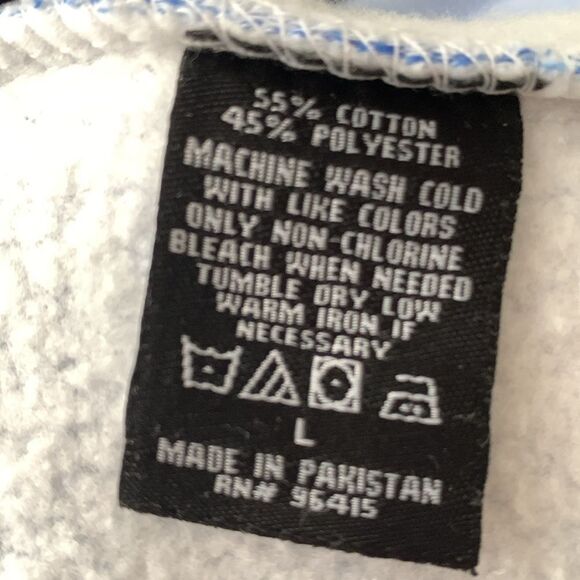 Super Massive Men’s Blue Super Soft Sweater Kangaroo Pockets Size L - Picture 7 of 7